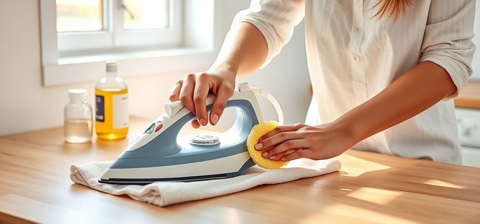 plancha de ropa limpia