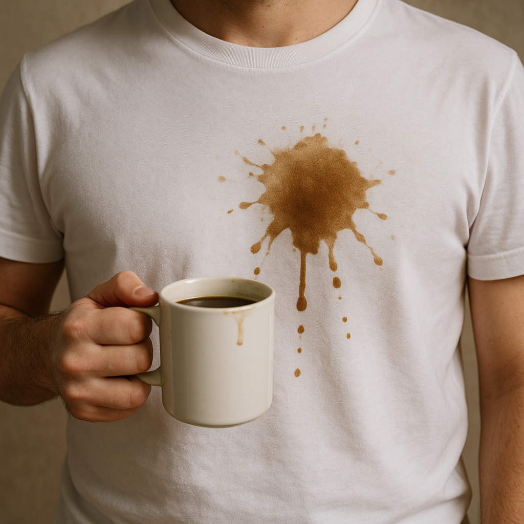 Manchas de café en la ropa y cómo quitarlas paso a paso
