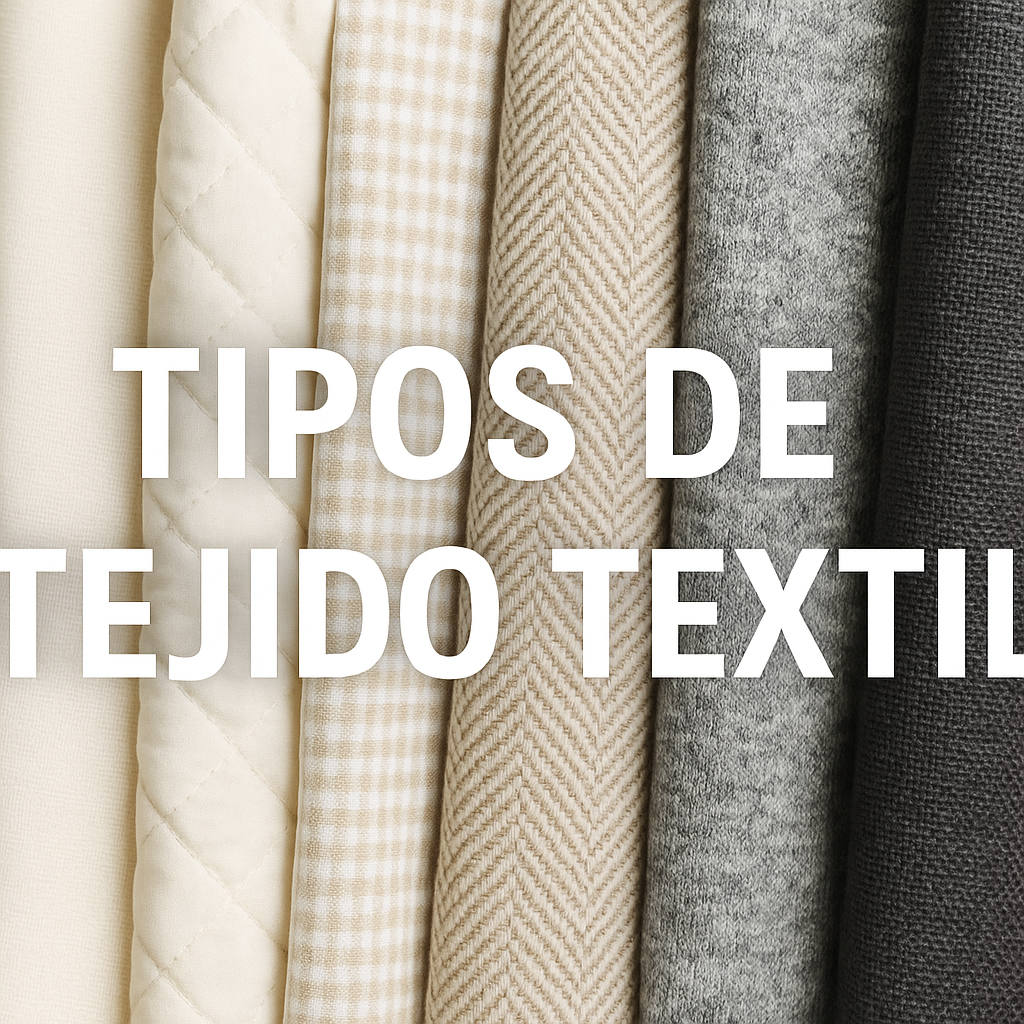 Ejemplo de tipos de tejido textil en sábanas y prendas para tintorería y lavandería