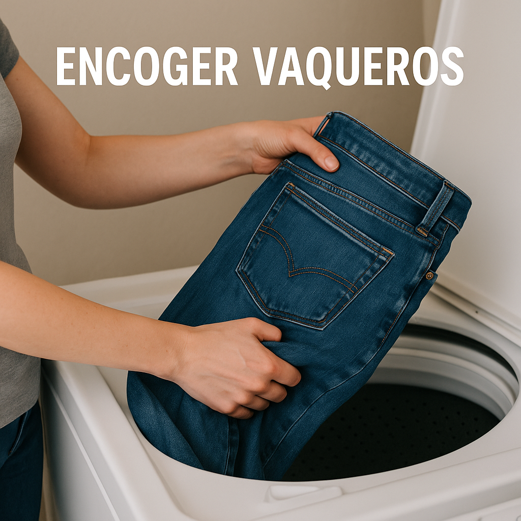 Cómo encoger vaqueros de manera eficaz, lavadora y planchado