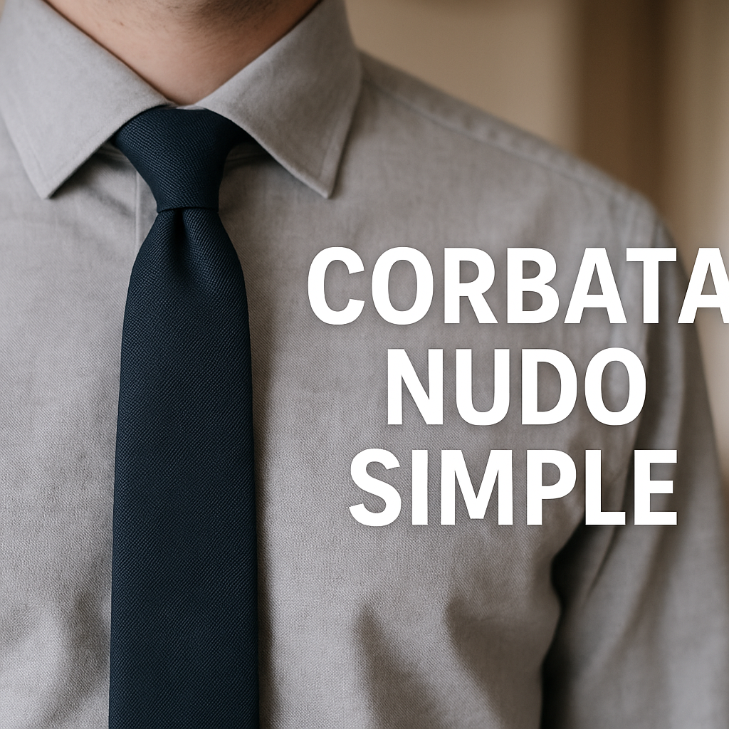 corbata nudo simple en primer plano, elegante y lista para planchado