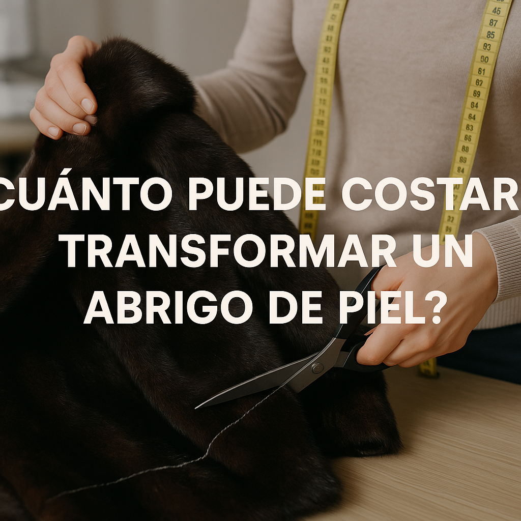 Transformar abrigo de piel en tintorería o lavandería profesional