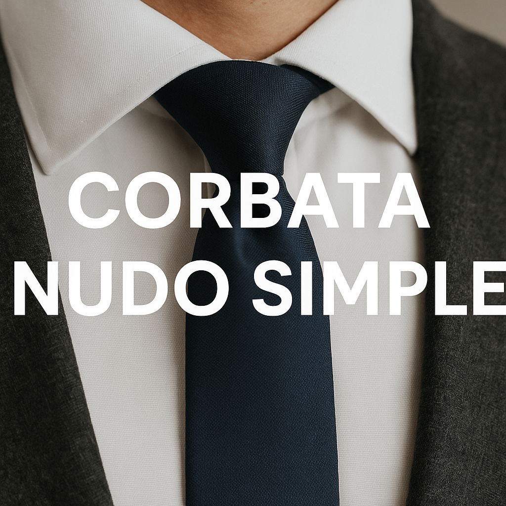 Cómo hacer un corbata nudo simple paso a paso