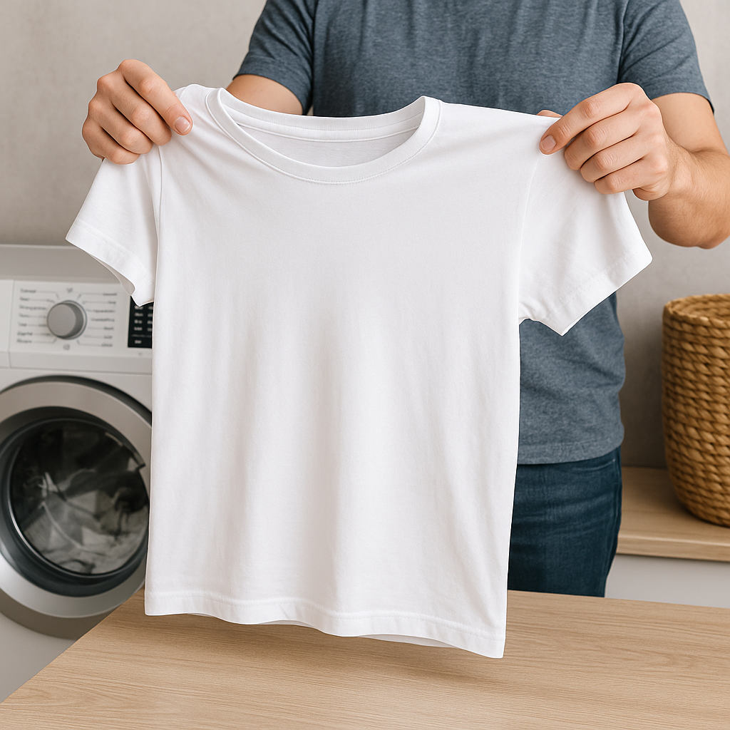 como encoger una camiseta de manera sencilla en casa
