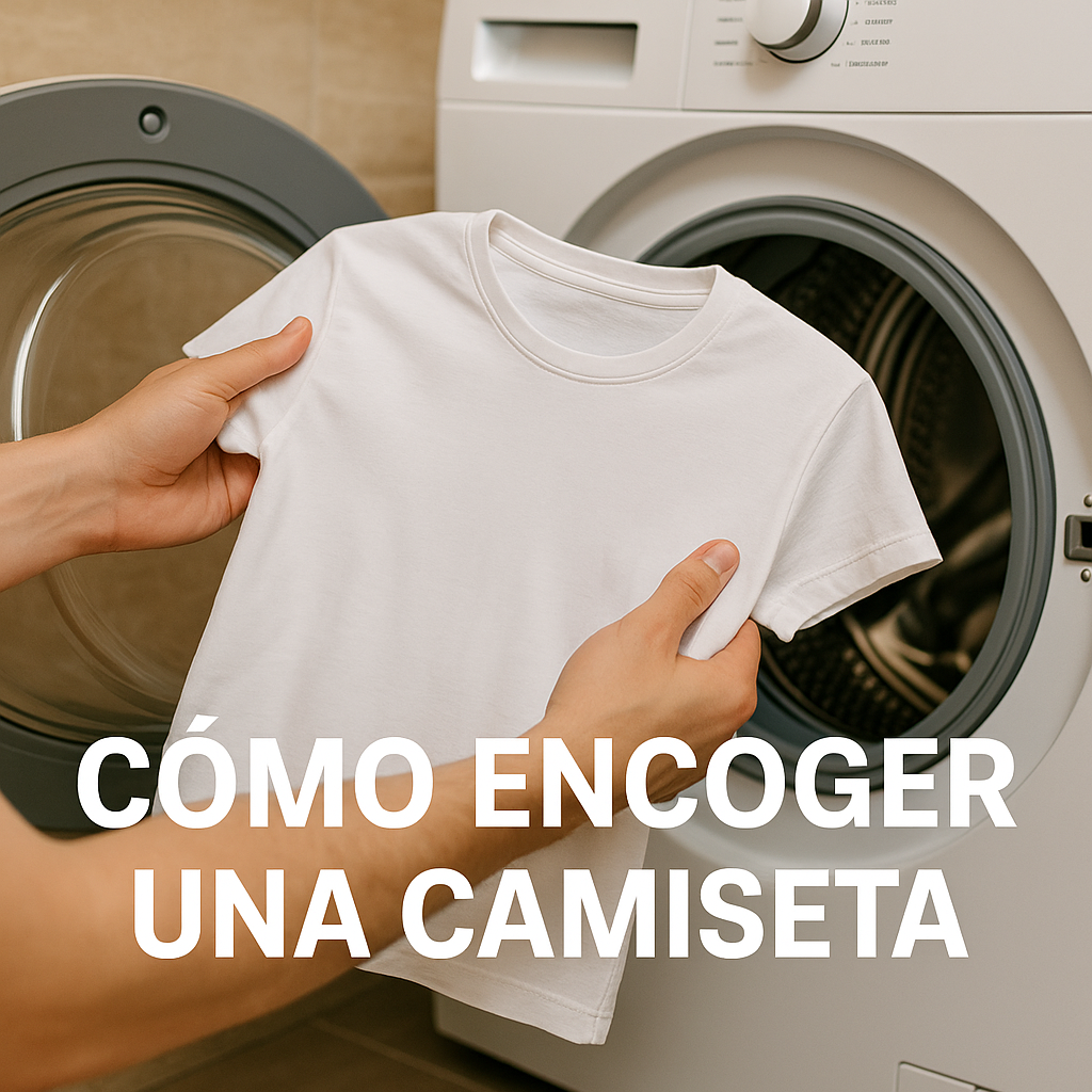 cómo encoger una camiseta correctamente