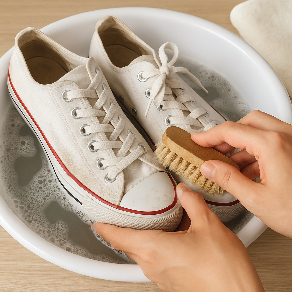 lavado de zapatillas