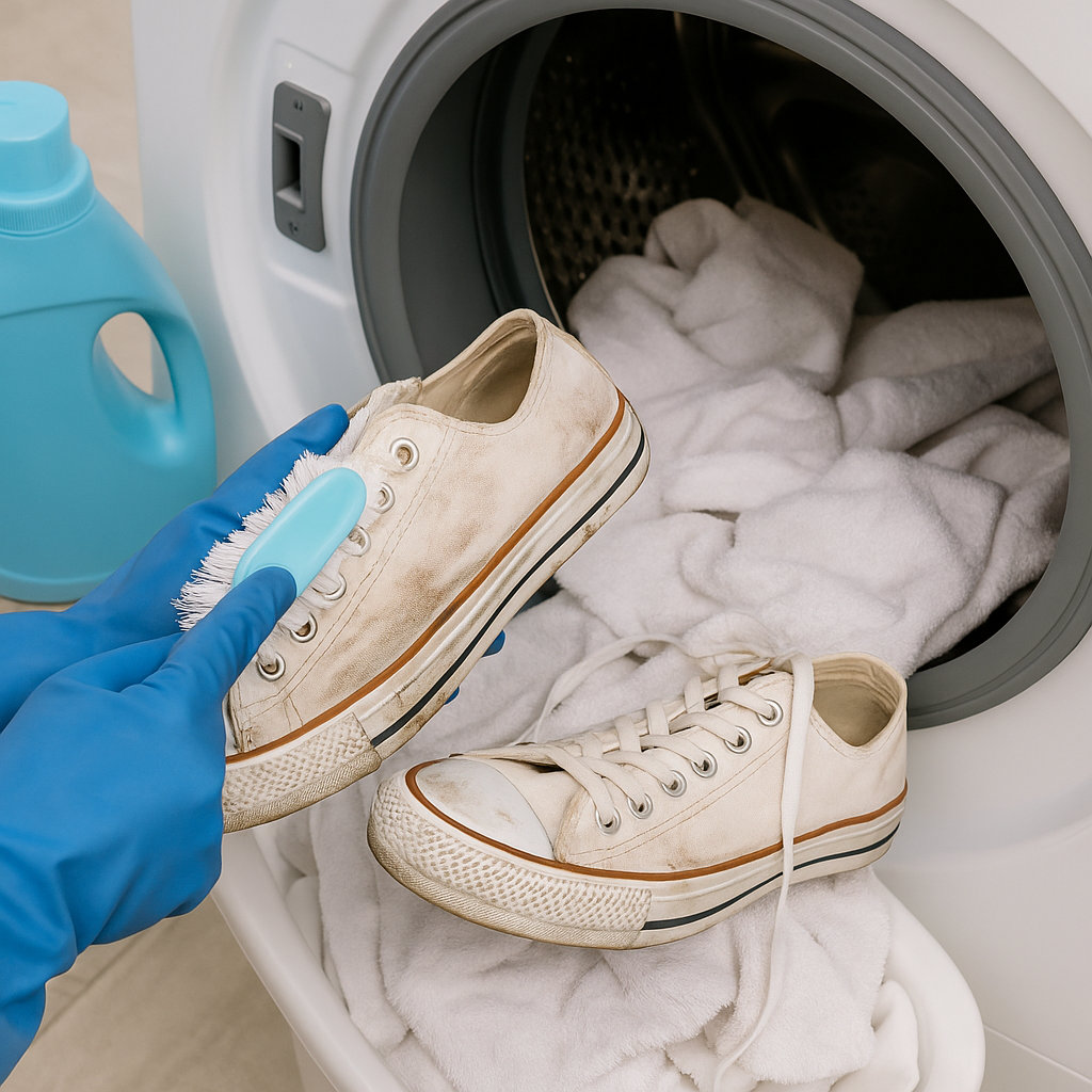 lavado de zapatillas