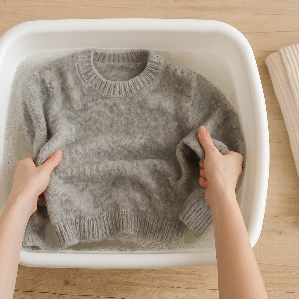 como recuperar un jersey de lana encogido