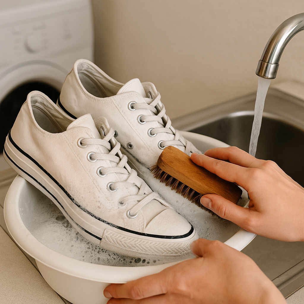 lavado de zapatillas