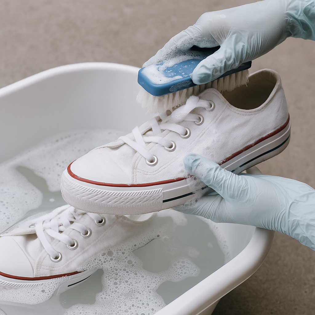 lavado de zapatillas