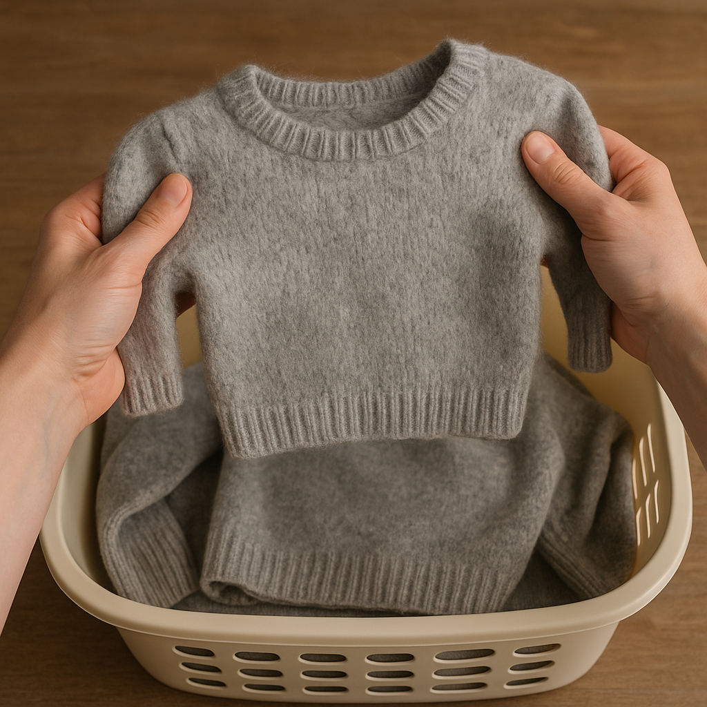 como recuperar un jersey de lana encogido