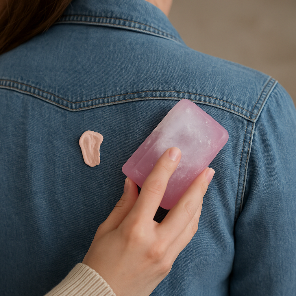 como quitar un chicle de la ropa