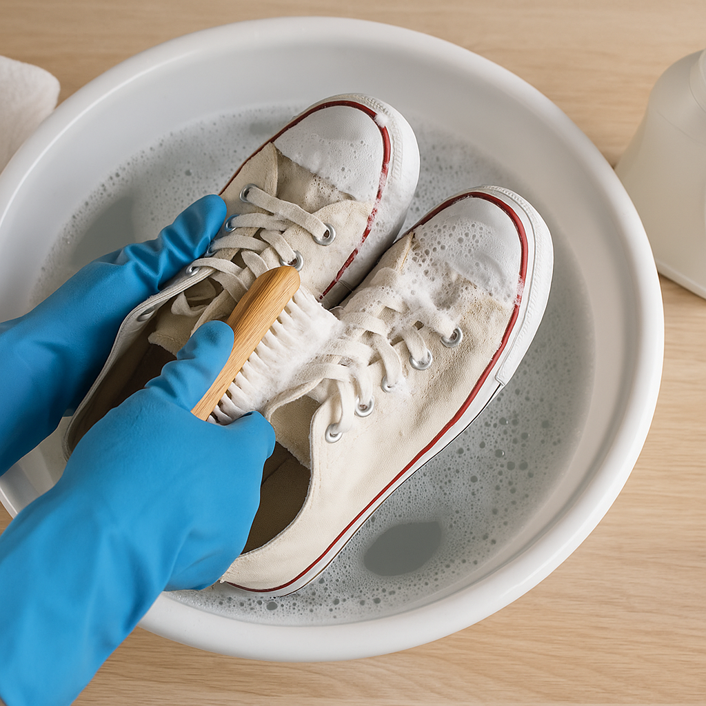 lavado de zapatillas