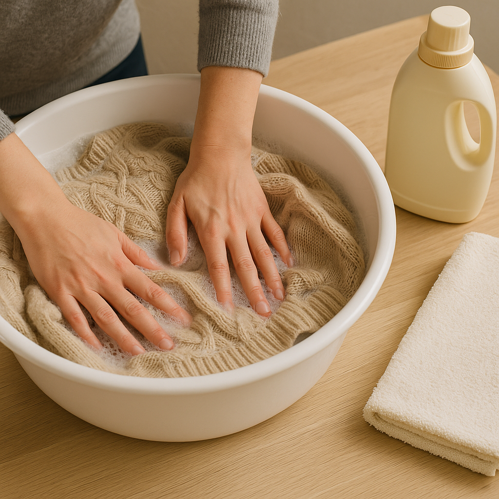 como lavar jersey de lana