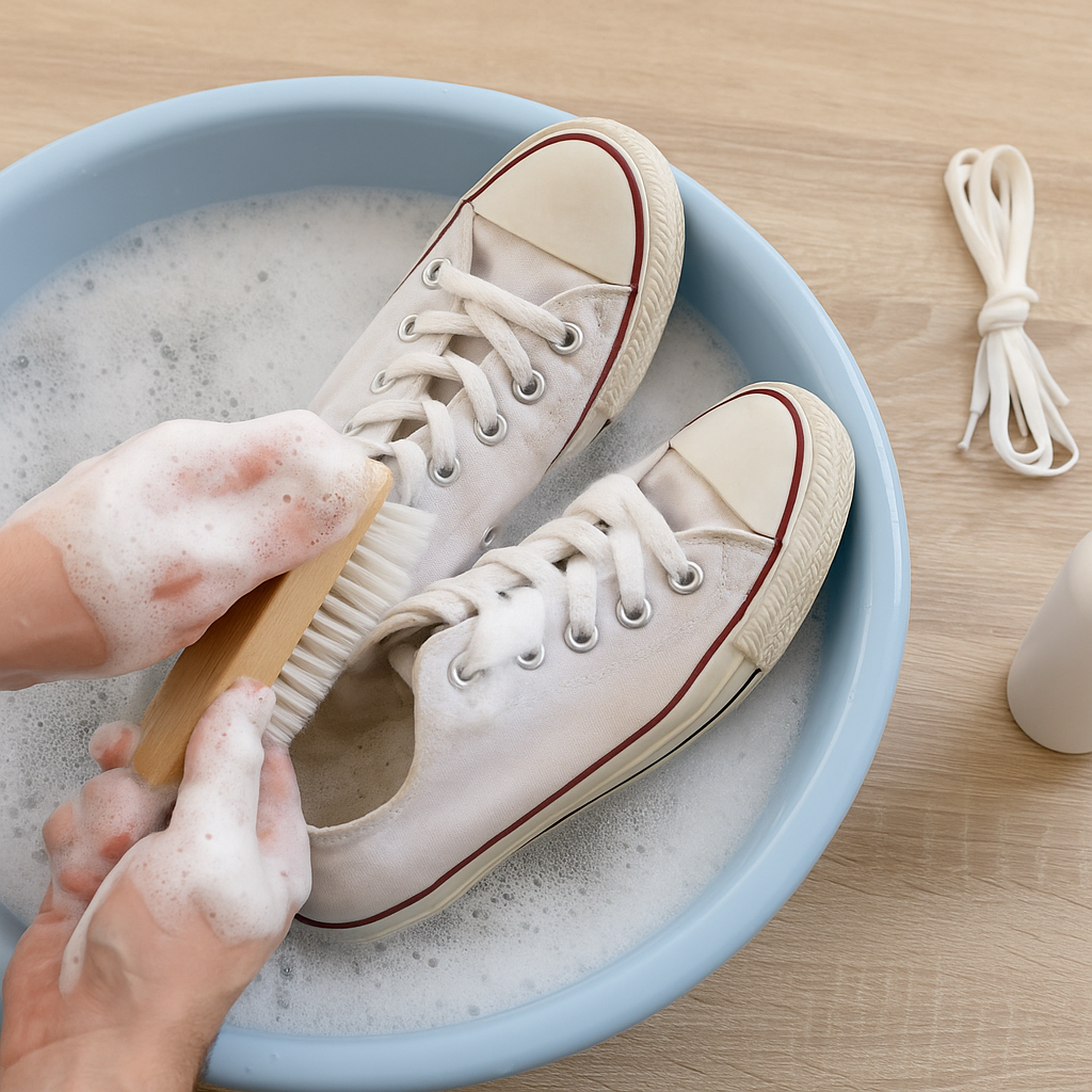 lavado de zapatillas