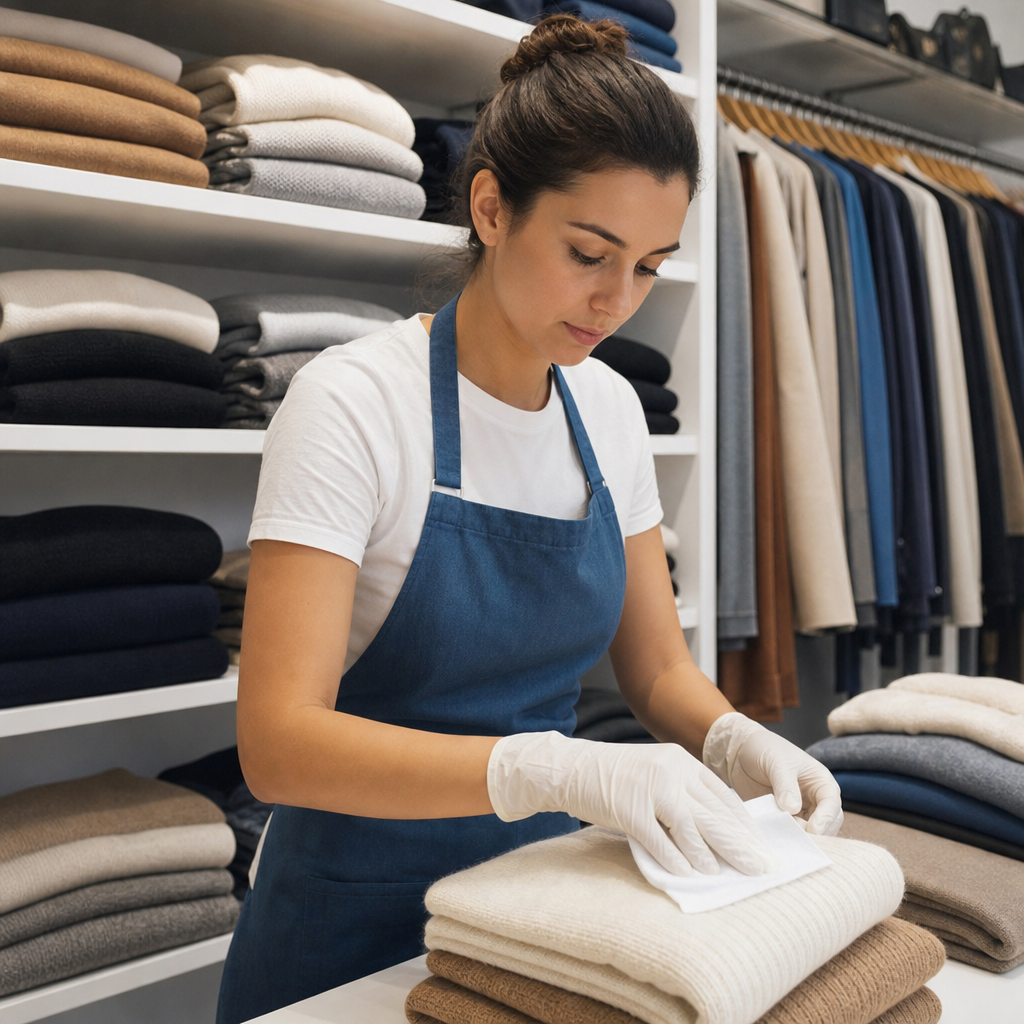 limpieza stock textil