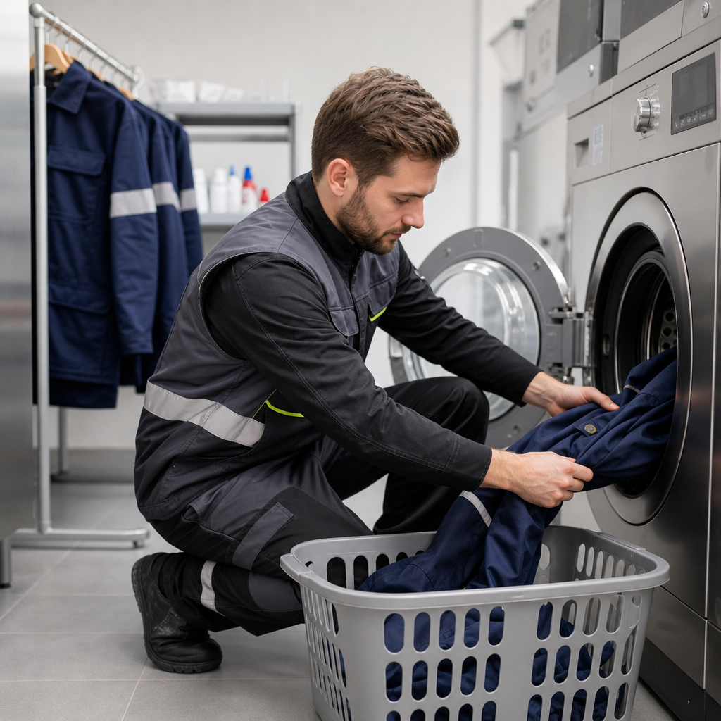 lavado uniformes instaladores