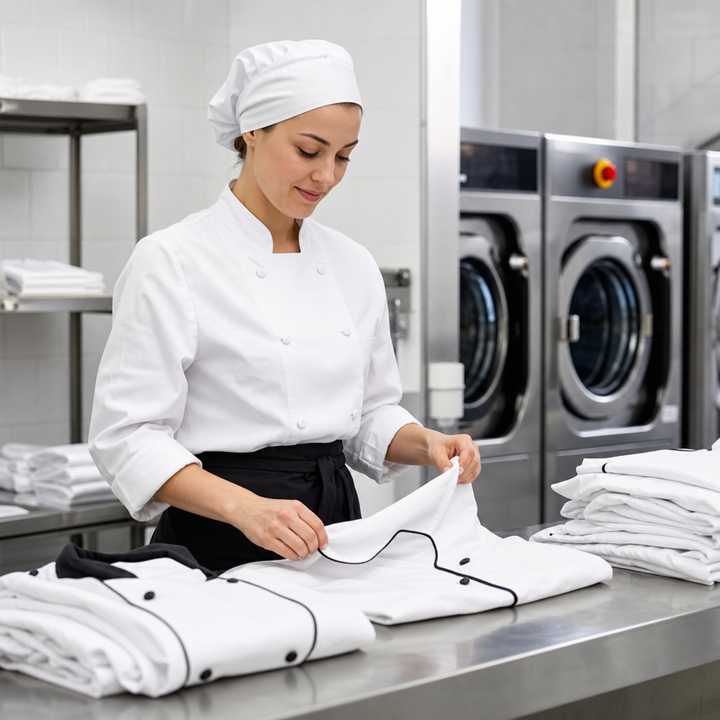 limpieza de uniformes cocina