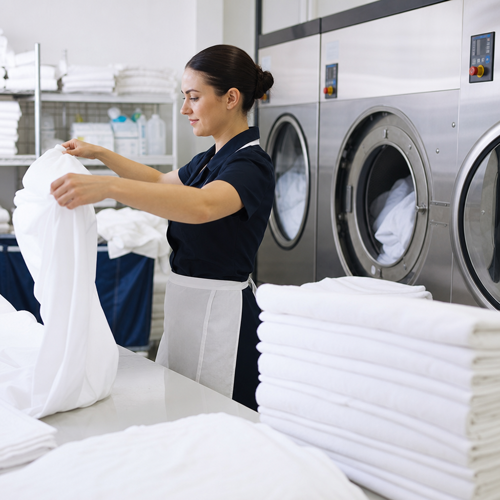 lavado de ropa de hotel