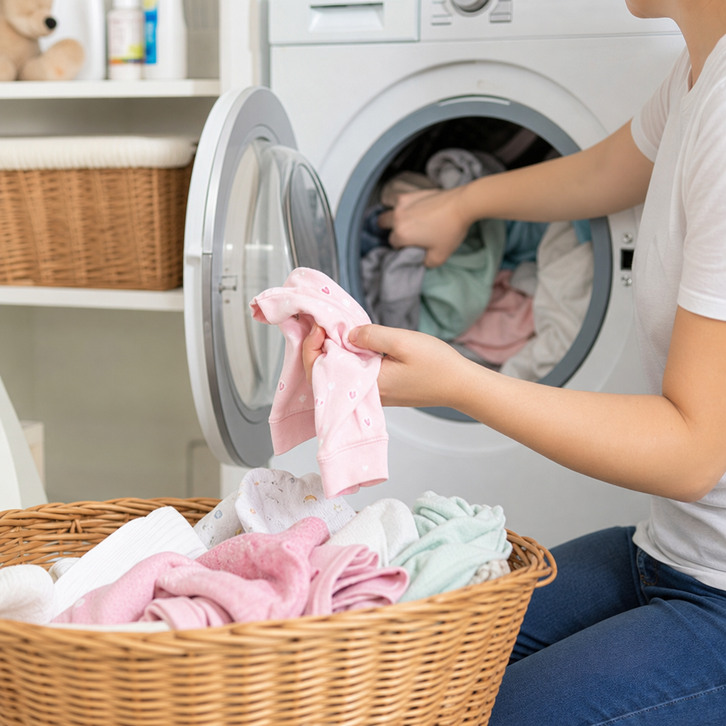 lavado de ropa infantil