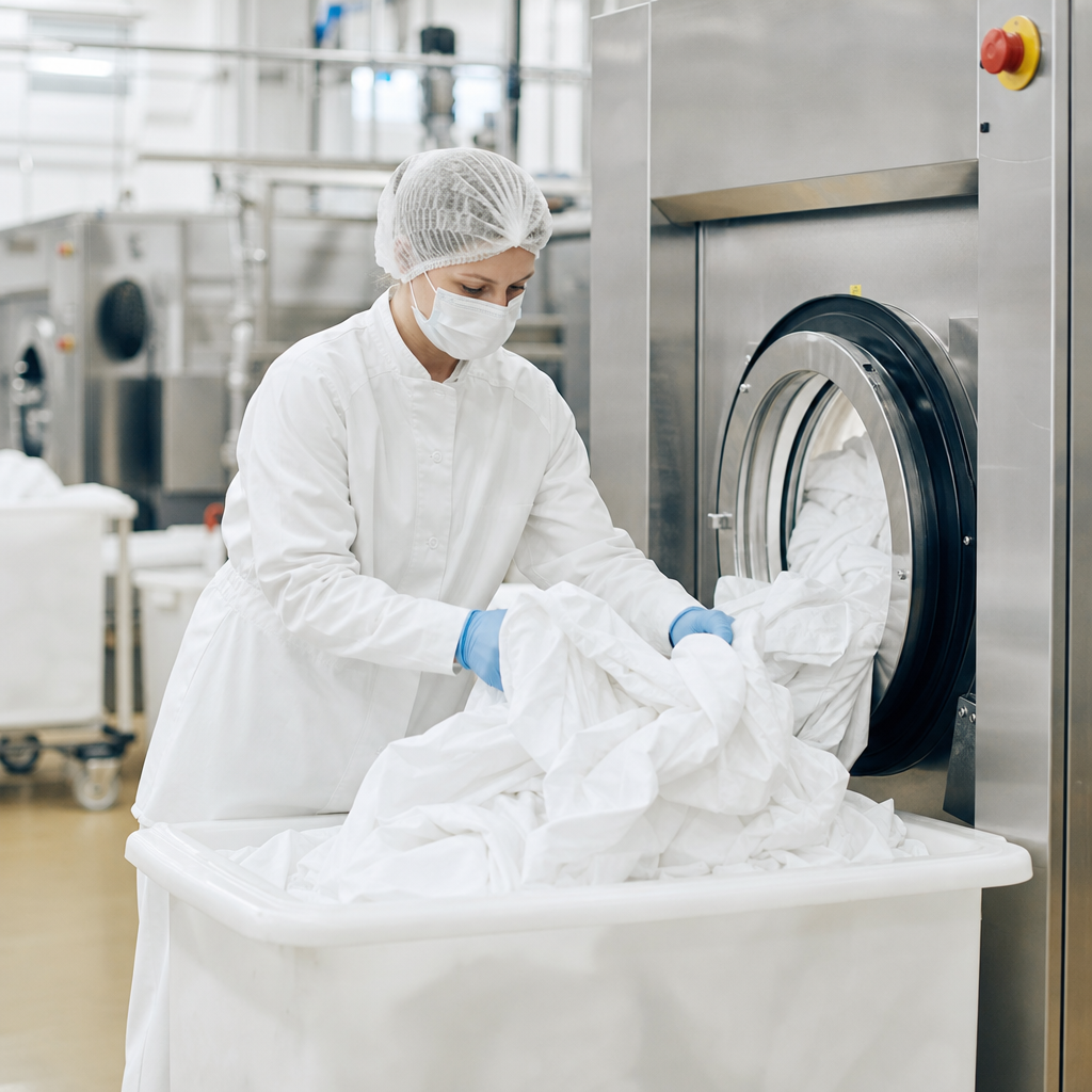 lavado de ropa industria alimentaria